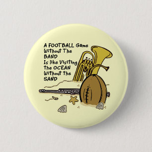 Without the Band 6 Cm Round Badge