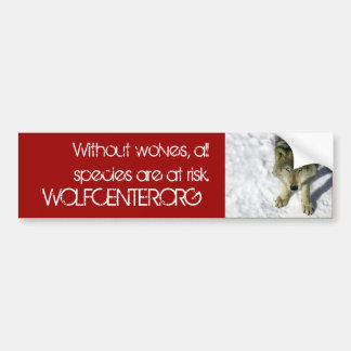 Without Wolves Bumper Sticker