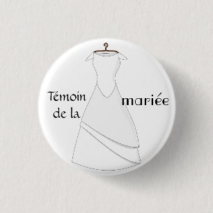 Witness Badge of the bride