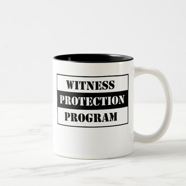 Witness Protection Two-Tone Coffee Mug (Right)