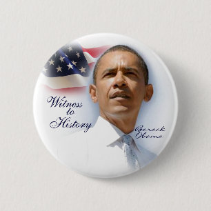 Witness to History 6 Cm Round Badge