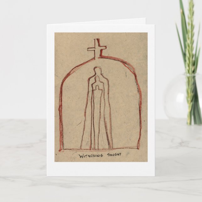 Witnessing our thoughts card (Front)