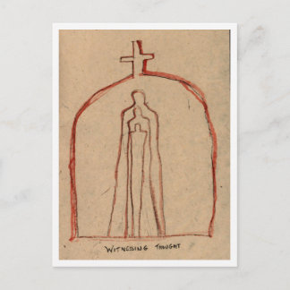 Witnessing Thoughts. Postcard