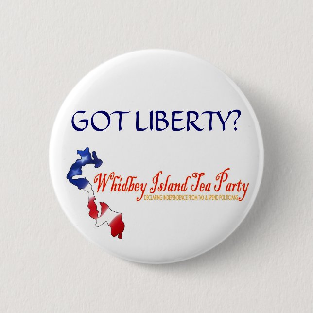 witp logo, GOT LIBERTY? Button (Front)