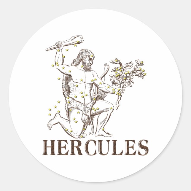 WITS: Hercules Classic Round Sticker (Front)