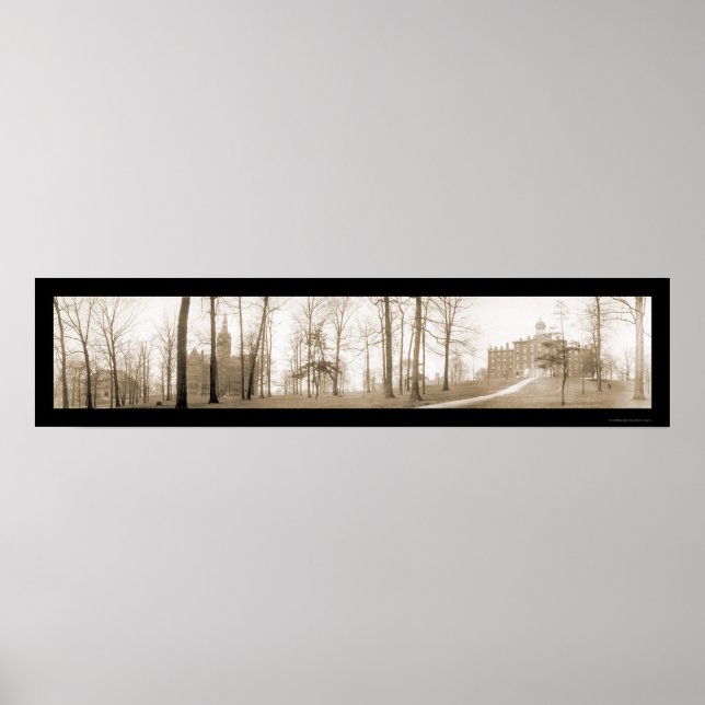 Wittenberg College OH Photo 1910 Poster (Front)