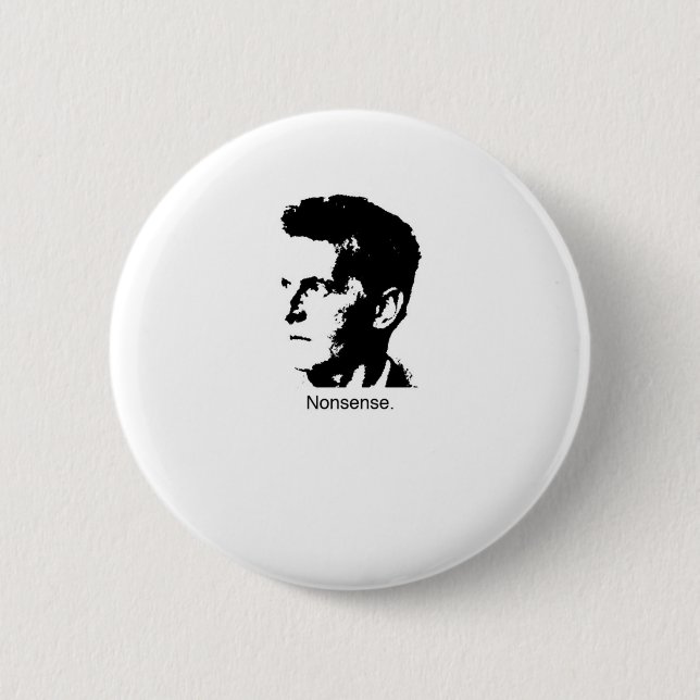Wittgenstein's Charm 6 Cm Round Badge (Front)
