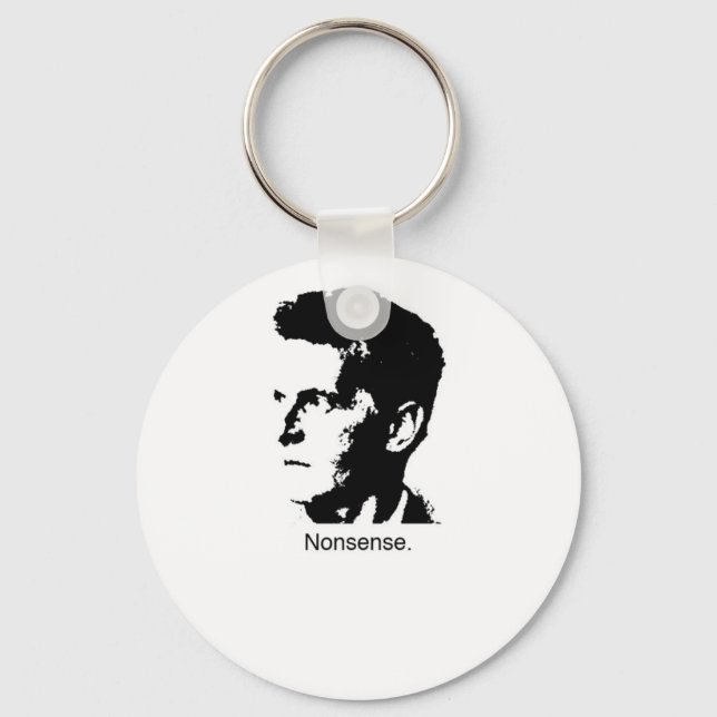 Wittgenstein's Charm Key Ring (Front)