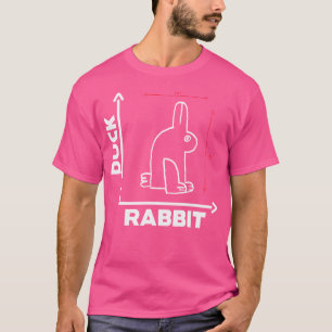 Wittgensteins Rabbit Duck Illusion Math Geek Physi T-Shirt