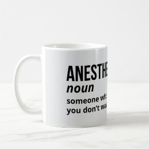 Witty Anaesthesiologist Definition Mug