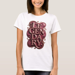 Witty Gold LEGENDARY Modern Design T-Shirt