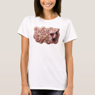 Witty Gold WINE AND DIXE Print T-Shirt