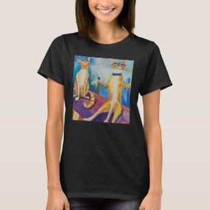 Witty kittens humourous cat meow kitty portrait wi T-Shirt