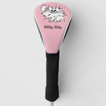 Witty Kitty Golf Driver Cover