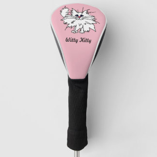 Witty Kitty Golf Driver Cover