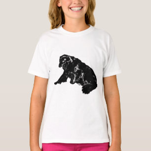 Witty Lounge Dog with Side Glance T-Shirt