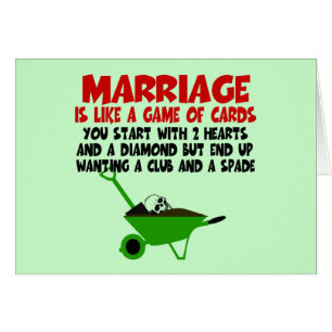 Witty marriage slogan