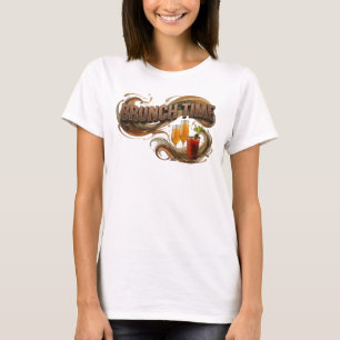 Witty Orange BRUNCH TIME Graphic Tee