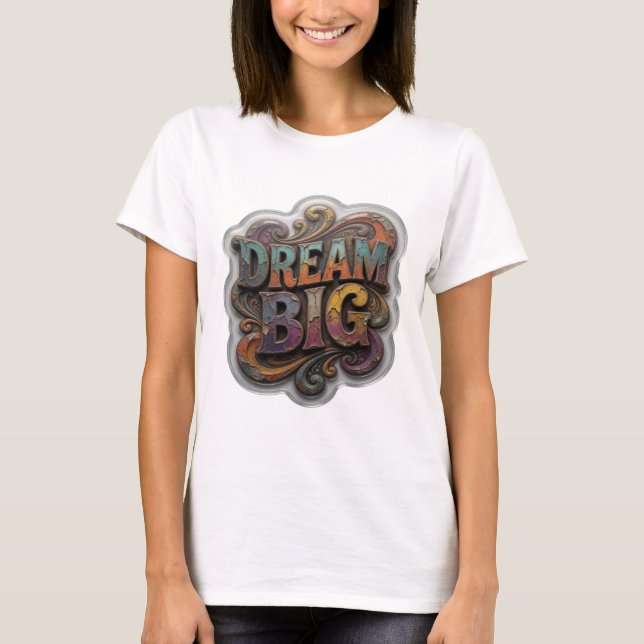 Witty Orange DREAM BIG Tee (Front)