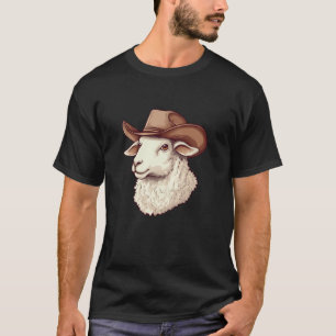 Witty Sheep in a Cowboy Hat for a Laugh T-Shirt