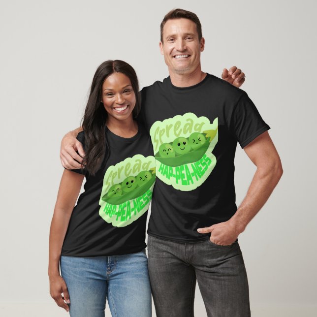 Witty Shirt Spread Hap-pea-ness (Unisex)