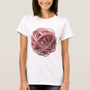 Witty Silver ABSTRACT ART Modern Design T-Shirt