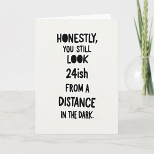 Witty Text Birthday Card