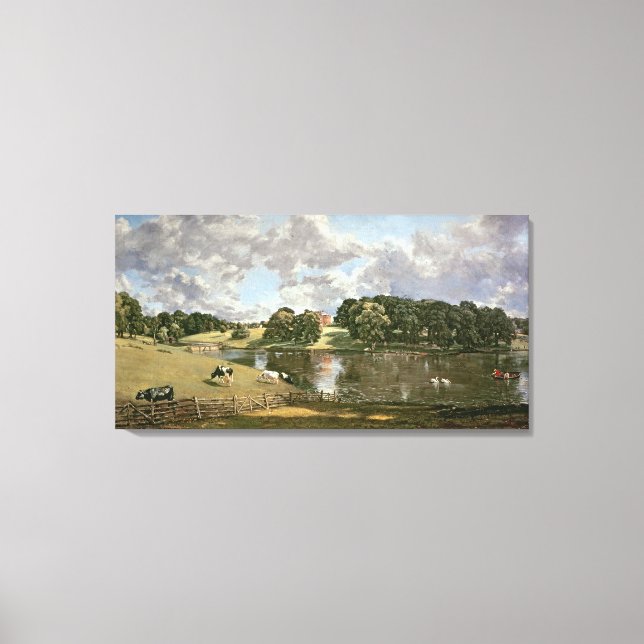 Wivenhoe Park, Essex, 1816 Canvas Print (Front)