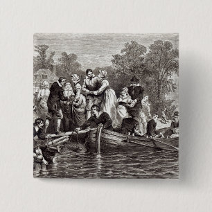 Wives for the Settlers at Jamestown 15 Cm Square Badge