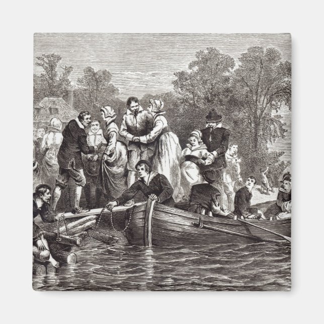 Wives for the Settlers at Jamestown Magnet (Front)