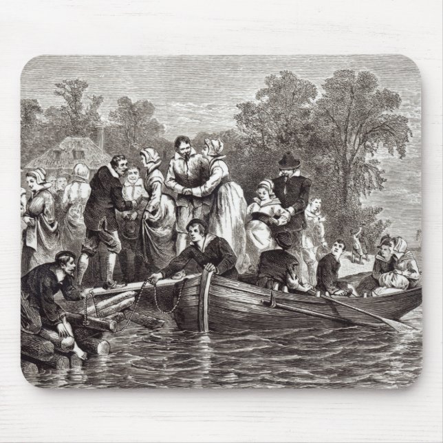 Wives for the Settlers at Jamestown Mouse Mat (Front)