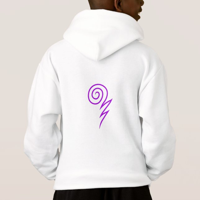 Wizard101 Boys Hoodie Sweatshirt - Storm (Back)