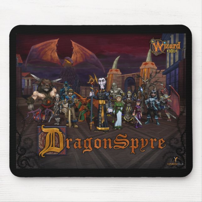 Wizard101 Dragonspyre Mousepad (Front)