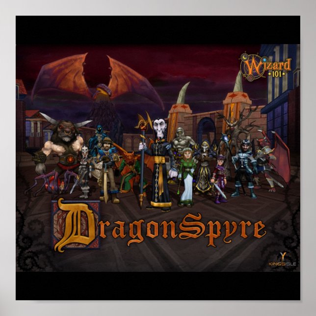 Wizard101 DragonSpyre Poster (Front)