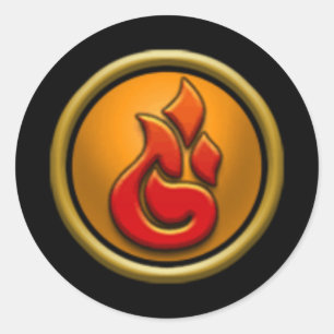 Wizard101 Fire School Stickers