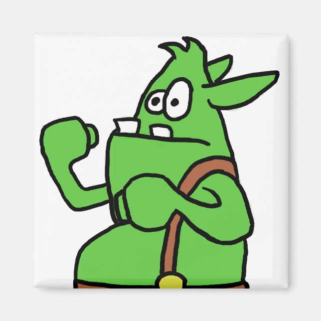 Wizard101 Gobbler Fisticuffs Magnet (Front)
