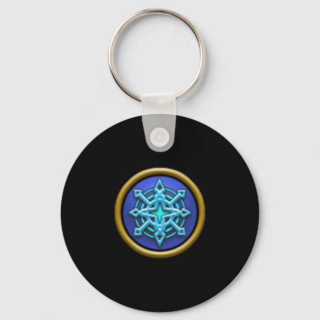 Wizard101 Ice School Keychain (Front)