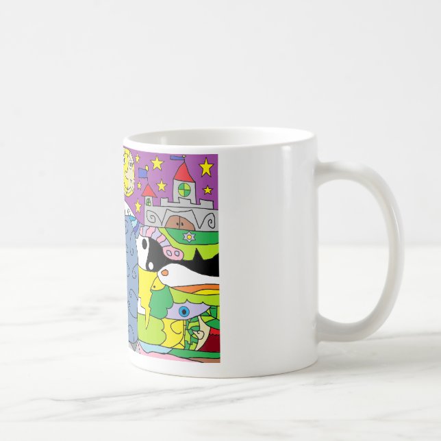 Wizard101 Mural.png Coffee Mug (Right)