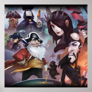 Wizard101 Pirate101 Combination Poster