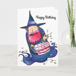 Wizard Birthday Card