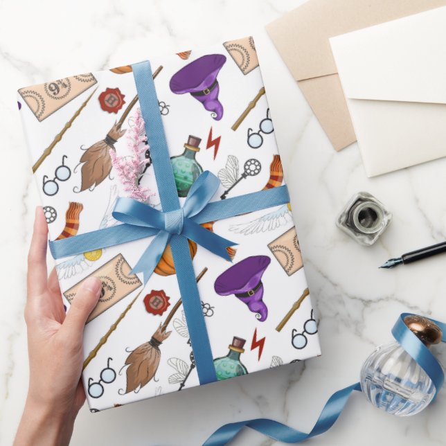Wizard Birthday Party Wrapping Paper (Gifting)