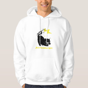 Wizard black cat - Abra Kadabra Spell Hoodie