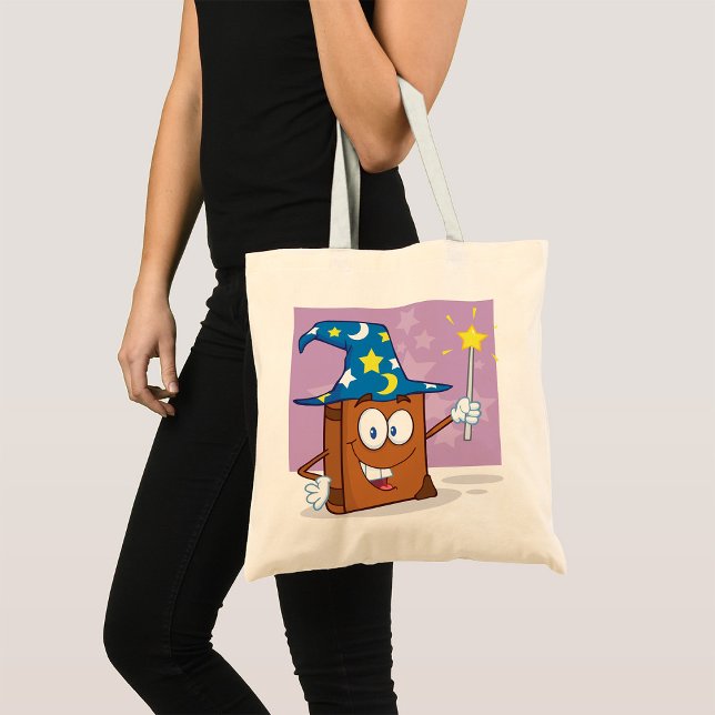 Wizard Book Tote Bag (Creator Uploaded)