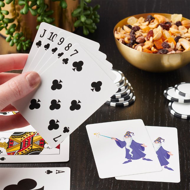 Wizard Casting A Spell Playing Cards (Creator Uploaded)