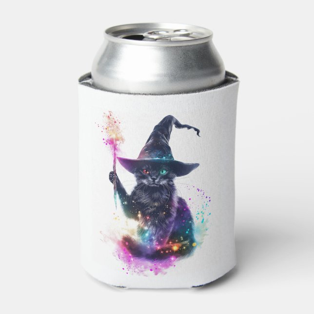 Wizard Cat Magic Can Cooler (Can Front)