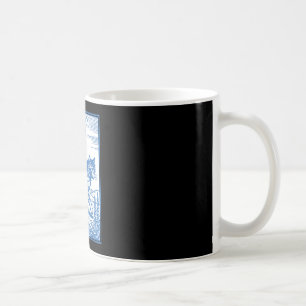 Wizard cat rider funny cute meme  coffee mug