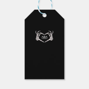 Wizard Classic - Skeleton Hands Heart Gift Tags