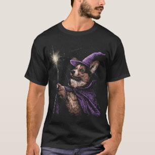 Wizard Corgi Magic Fantasy Dog Corgi Lover Magicia T-Shirt