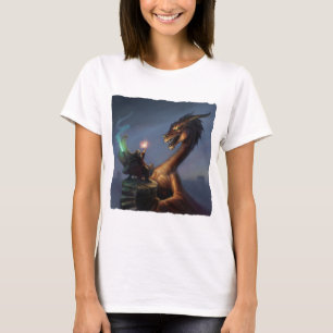 Wizard Defence - Dragon & wizard T-Shirt
