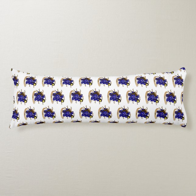 Wizard Dice Design Body Cushion (Front)